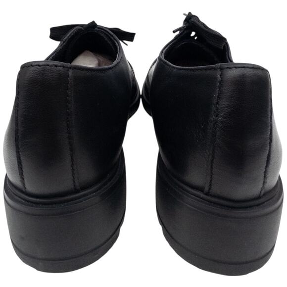 Munro Women's Veranda Women's Lug Sole Oxford Loafer Shoes Black Size 9 Narrow - Picture 4 of 8